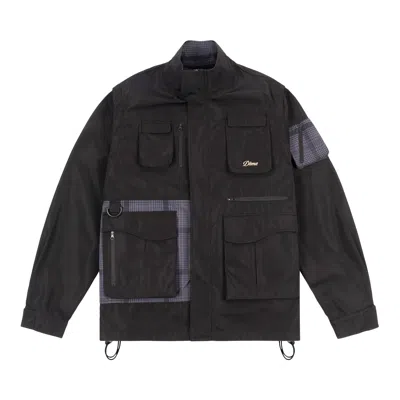 Pre-owned Dime Fishing Zip Off Jacket 'black' | Men's Size M