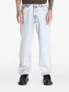 Dime Five-pockets Cotton Jeans In Blue