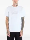 Dime Glyph Cotton T-shirt In White