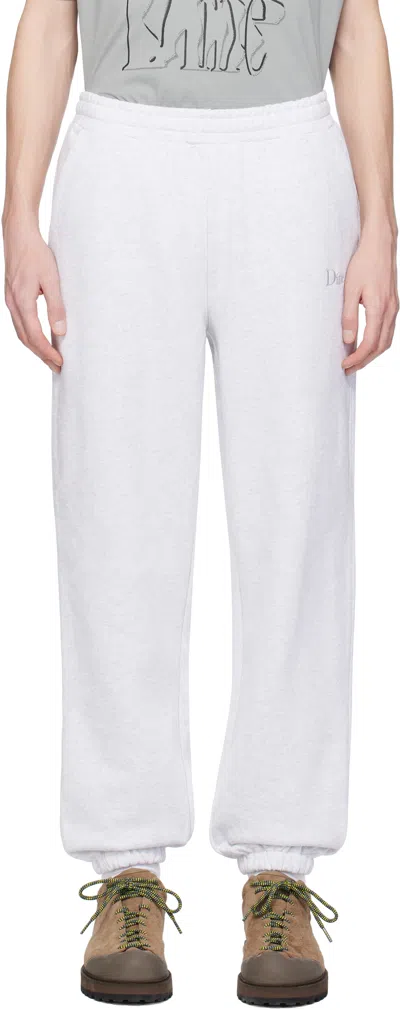 Dime Gray Classic Small Logo Sweatpants In Ash