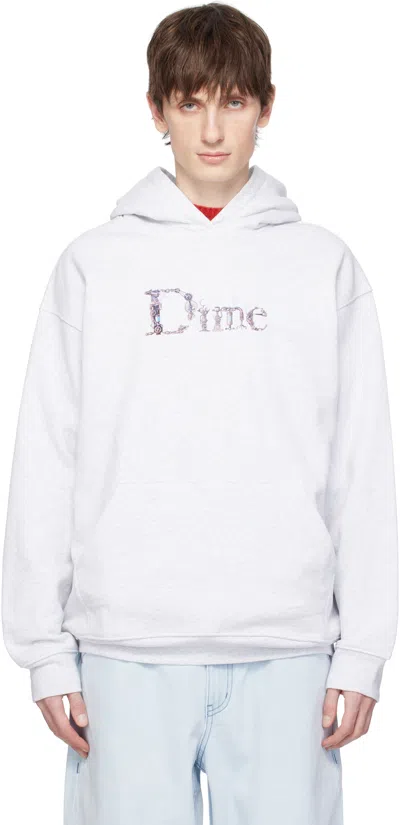 Dime Gray Classic Steampunk Hoodie In Ash
