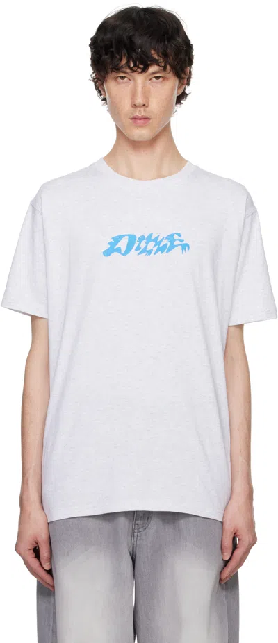 Dime Gray Happy T-shirt In Ash