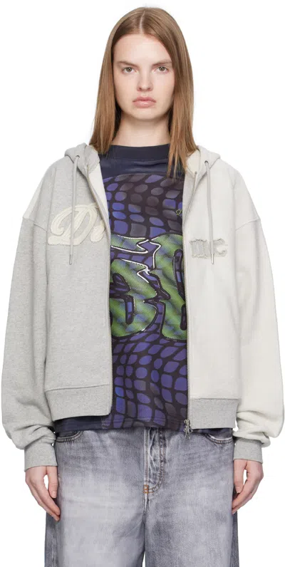 Dime Gray Reverse French Terry Zip Hoodie