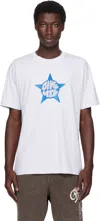 Dime Gray Star T-shirt In White