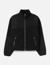 Dime Heavyweight Fleece Jacket In Black