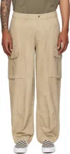 Dime Khaki Ultimate Cargo Pants In Brown