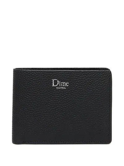 Dime Leather Wallet In Black