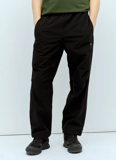 Dime Lightweight Zip Track Trousers In Black