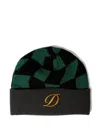 Dime Logo-embroidered Beanie In Green