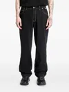 Dime Logo-patch Jeans In Black