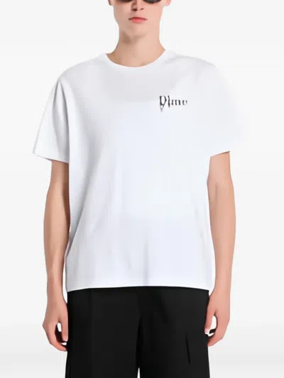Dime Logo-print T-shirt In Black