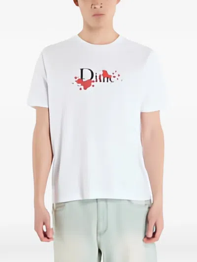Dime Logo-print T-shirt In Animal Print