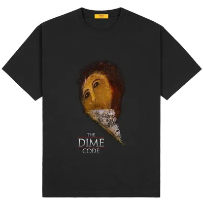 Pre-owned Dime Men's  Code T-shirt In Black