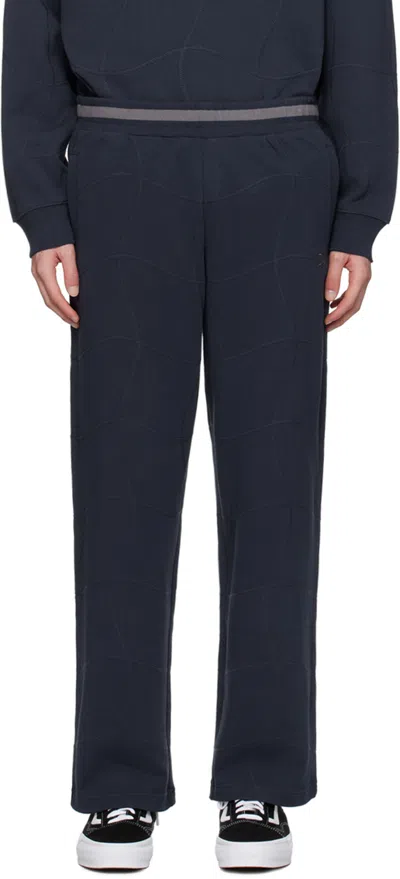 Dime Navy Wave Sweatpants