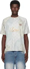 Dime Off-white & Gray Checkered Home Jersey In Neutral