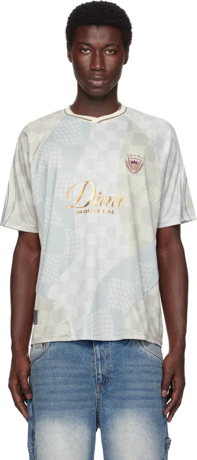 Dime Off-white & Gray Checkered Home Jersey In Neutral