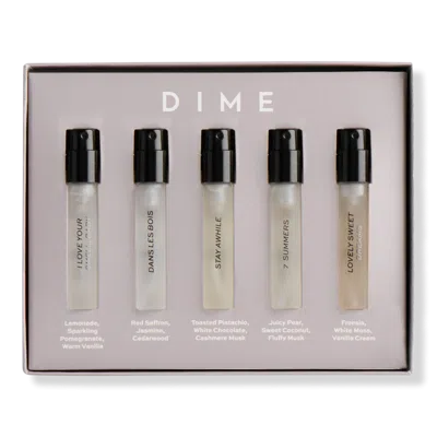 Dime Perfume Sampler Kit In Transparent