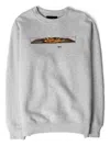 Dime Pharaoh-print Crew-neck Sweatshirt In Gray