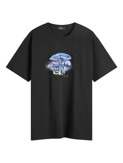 Dime Poison Print T-shirt In Black