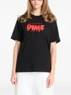 Dime Print T-shirt In Black