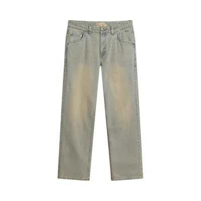 Pre-owned Dime Relaxed Denim Pants 'sandblasted Sky Blue' | Men's Size 36