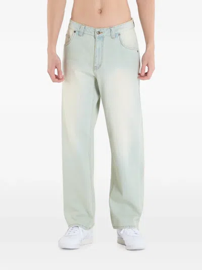 Dime Relaxed-fit Faded Jeans In Neutral