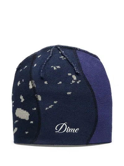 Dime Skully Beanie In Blue