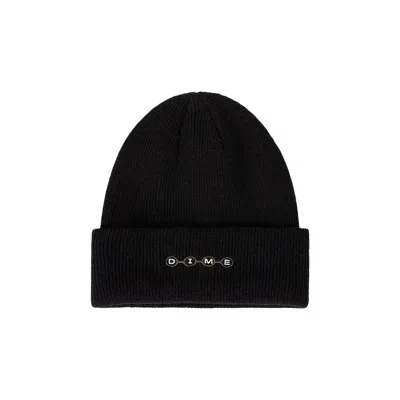 Pre-owned Dime Space Fold Beanie 'black' | Men's Size Onesize