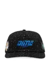 Dime Space-print Logo Cap In Black