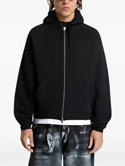 Dime Spinal Graphic-print Hoodie In Black