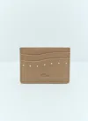 Dime Studded Cardholder In Brown