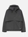 Dime Taffeta Windbreaker In Gray