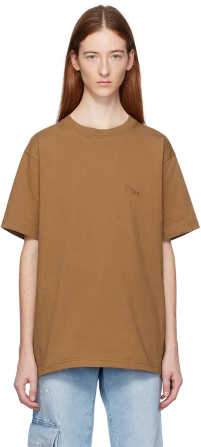 Dime Tan Classic T-shirt In Cappuccino