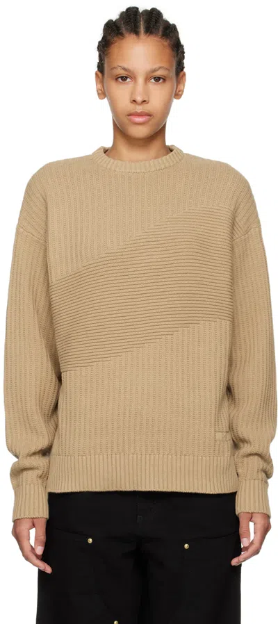 Dime Tan Wave Jumper In Khaki