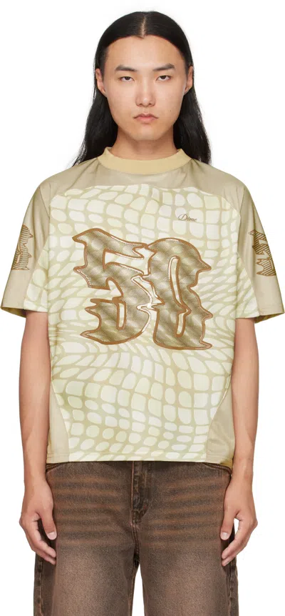Dime Taupe N50 Jersey T-shirt In Brown
