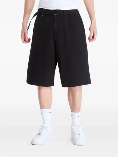 Dime Tech Denim Shorts In Black