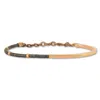 Dime Tribe Men's Gold Ribbon Detailed Bracelet In Gold