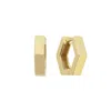 Dime Tribe Men's Gold Slim Earrings