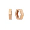 Dime Tribe Men's Rose Gold Slim Earrings