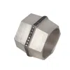 Dime Tribe Men's Silver Bullet Ring In Silver