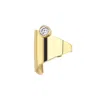 Dime Tribe Women's Gold Cuff With Diamond
