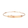 Dime Tribe Women's Rose Gold Plate Bracelet