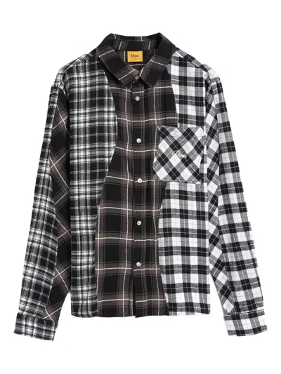 Dime Triple Plaid Hemd In Black