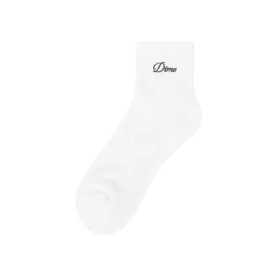 Pre-owned Dime Two Pack Ankle Socks 'white' | Men's Size Onesize