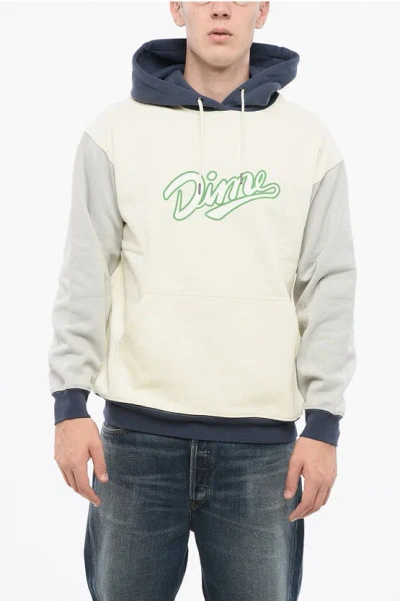 Dime Two Tone Hoodie With Patch Pocket