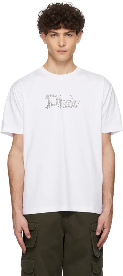 Dime White Classic Stone T-shirt