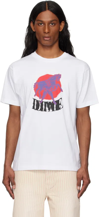 Dime White Horseplay T-shirt