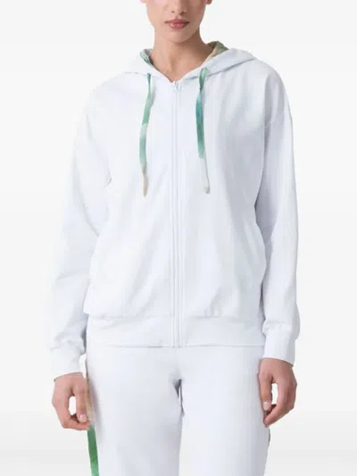 Dimensione Danza Giacca Zip-fastening Hoodie In White