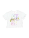 Dimensione Danza Babies'  Sisters Toddler Girl T-shirt White Size 5 Cotton, Lycra, Polyester