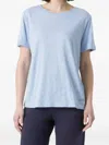 Dimensione Danza Slub-texture Logo-print T-shirt In Blue
